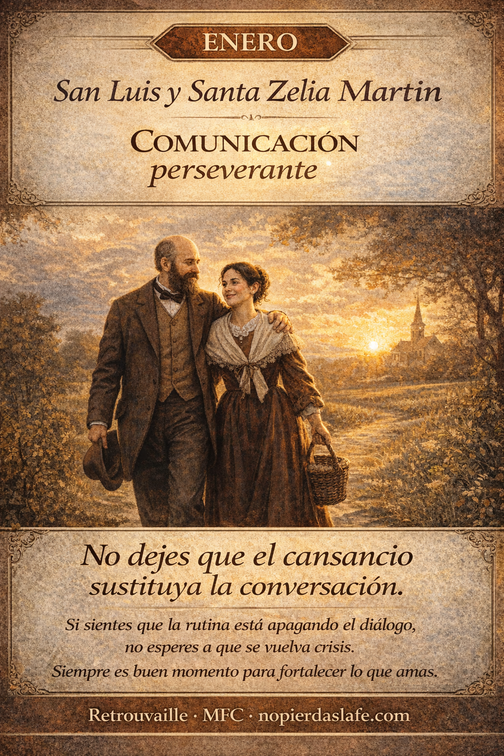 Enero - Matrimonio santo