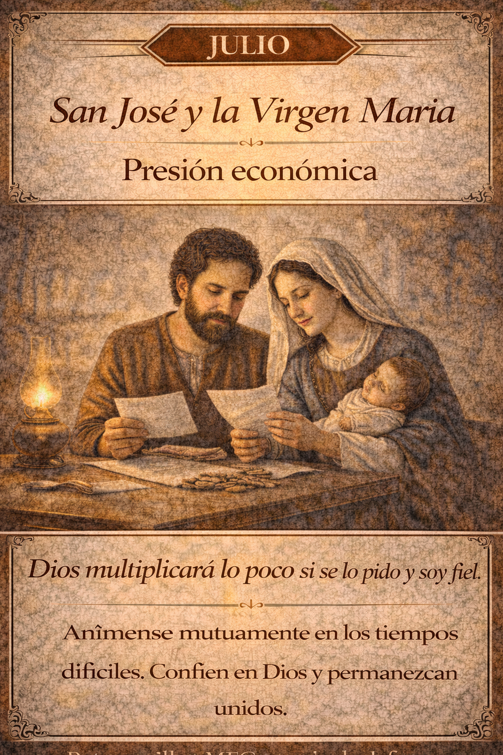 Julio - Matrimonio santo