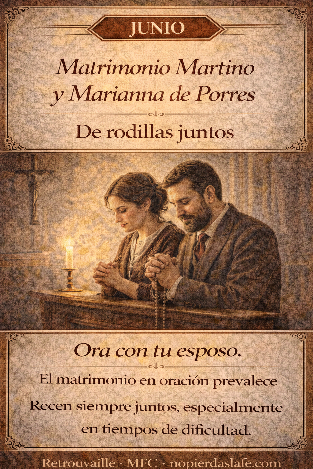 Junio - Matrimonio santo