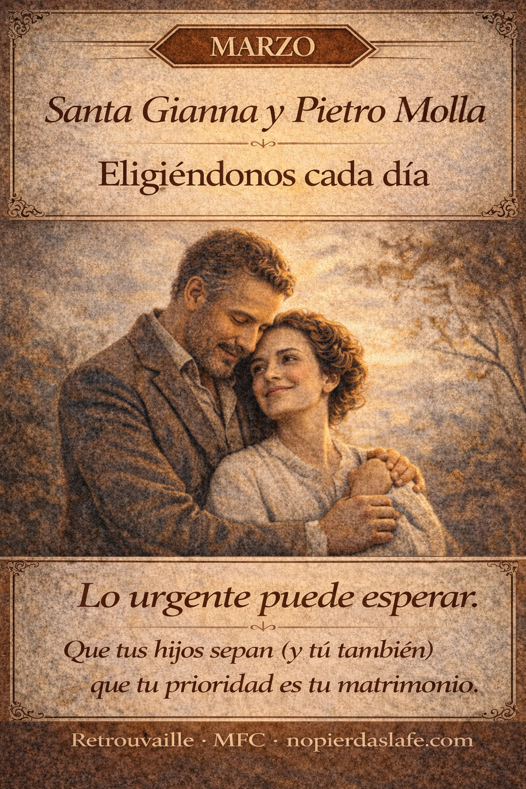 Marzo - Matrimonio santo