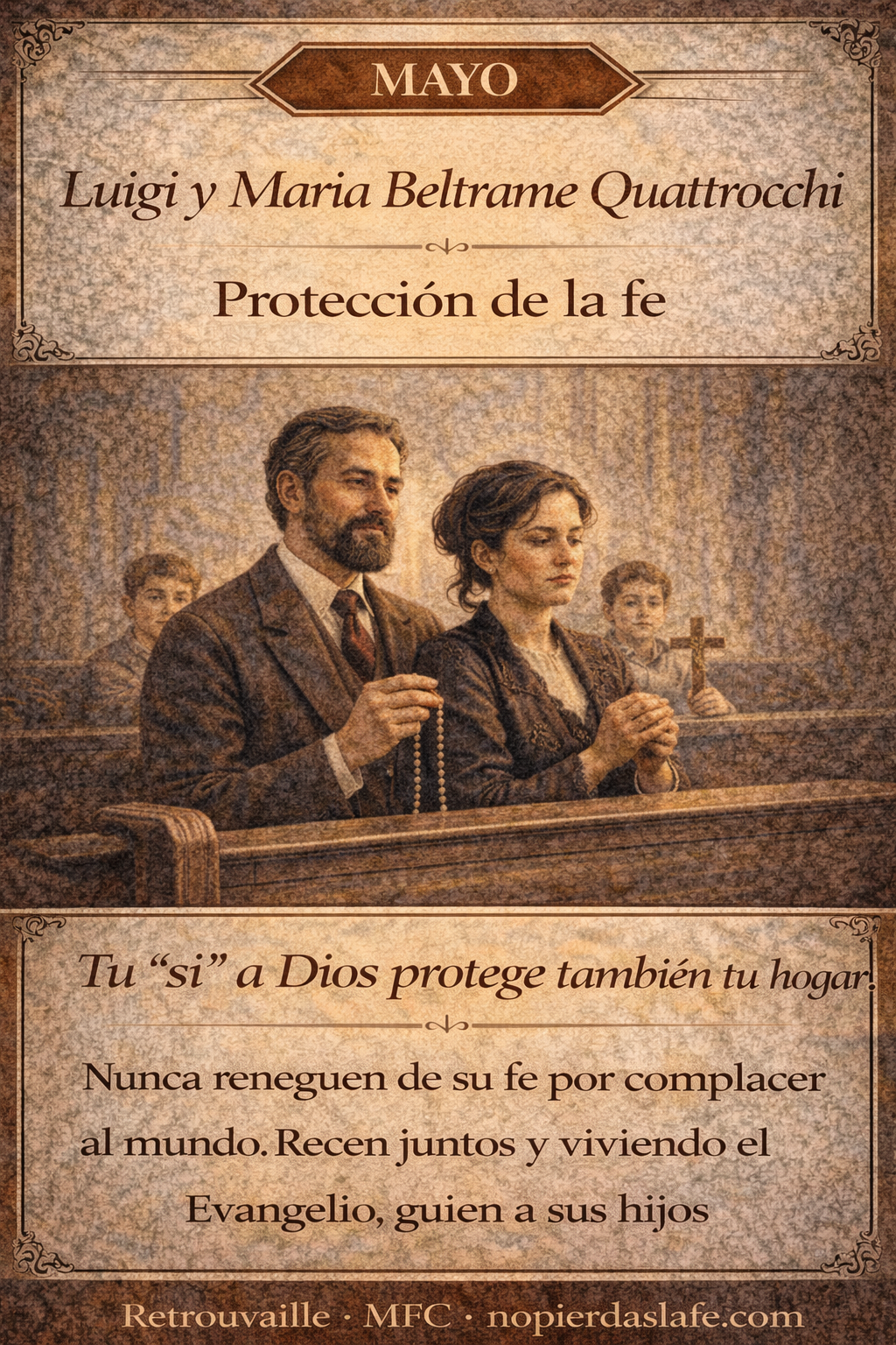 Mayo - Matrimonio santo